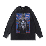 Men Long Sleeve Shirt Printed Long Sleeve T-shirt Men and Women Couple's Tops