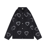 Men Denim Jacket Loose Three-Dimensional Jacket Men's Ins Jacket