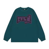 Men Long Sleeve Shirt Casual Long Sleeve Couple T-shirt Men and Women Hiphop Loose All-Match
