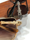 Chrome Hearts Sunglasses Light Luxury Atmospheric Large Frame Titanium Edition Sunglasses