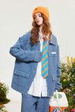 Unisex Jacket Autumn Texture Denim Jacket Women's Clothing