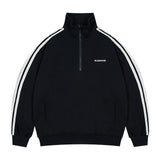 Men Hoodie Sports Stand Collar Sweater Men's Pullover Spring and Autumn