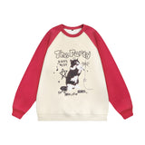 Men Hoodie Hip Hop Rock Animal Kitten Print Sweater