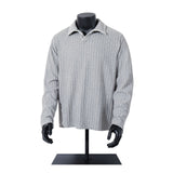 Unisex long-sleeved shirt autumstripes jacquard polo shirt