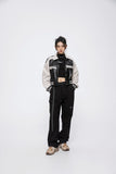 Unisex Jacket Autumn Couple Contrast Color Jacket Women's Clothing