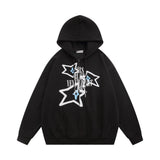 Men Hoodie XINGX Printed Full-Zip Cardigan Hooded Sweater