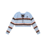 Women Sweater Short Knitwear for Girls Autumn Long Sleeve