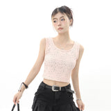 Women's Vest Printed Short Vest Women's Summer Sleeveless Top