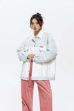 Unisex Jacket Autumn Monochrome Stitching Casual Coat Women's Clothing
