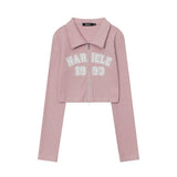 Women Long Sleeve T-Shirt Printed Long Sleeve T-shirt Street Casual Women's Autumn Short Top