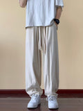 Men Sweatpants Men's Summer Loose Straight Drooping Sports Pants