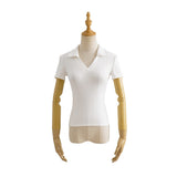 Women T-shirt Spring Top Slimming Short-Sleeved T-shirt