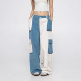 Unisex Sweatpants Patchwork Casual Pants Fashion Brand Loose