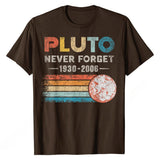 Pluto Never Forget Vintage Funny Lover Gift T-Shirt