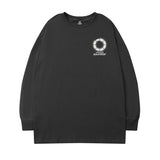 Men Long Sleeve Shirt Long Sleeve T-shirt Men and Women Couple Hip-Hop Street round Neck