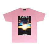 Purple Brand T Shirt Short Sleeve T-shirt Blouse