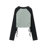 Women Long Sleeve T-Shirt Long Sleeve T-shirt Women's Spring and Autumn Letter Print Casual Short