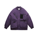 Unisex Sweater Winter Velcro Flying Cotton-Padded Coat