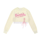 Women Hoodie Sweater Women's Autumn Leisure Letters Print round Neck Long Sleeve