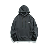 Unisex Hoodie Japanese-Style Retro Loose Hooded Sweater for Men and Women Couple