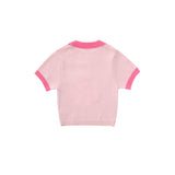 Women Sweater Short-Sleeved Girls' Summer Casual O-neck Short T-shirt