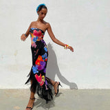 Women's Desses Dress Printed Beach Dress Midi Dress for Women