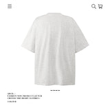American vintage street T-shirt cotton cartoon character print men and women summer loose