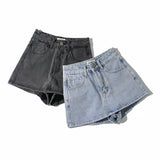 Women's Skirt Denim Shorts Women's Summer Loose All-Matching Jeans