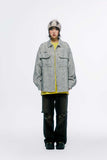 Unisex Jacket Autumn Striped Chanel Coat