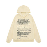 Men Hoodie Letter Printed Hoodie Men's Loose Casual