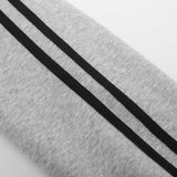 Women Hoodie Short Sweater Spring and Autumn Striped Stitching