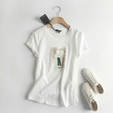 Women T-Shirt Summer Short Sleeve T-shirt Top Ins