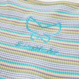 Women Vest Color Striped Vest Girls Summer Casual Short Sling