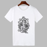 New T-shirt female Mermaid Printed Harajuku T shirt Women