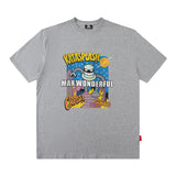 Men T Shirt Summer Cartoon Short Sleeve T-shirt