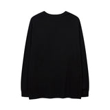 Men Long Sleeve Shirt Letter Embroidered Long Sleeve Bottoming T-shirt Men's and Women's Tops