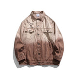 Unisex Sweatshirt Autumn Embroidery Denim Coat