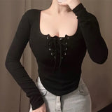 Women Long Sleeve Shirt Top Women's Tight