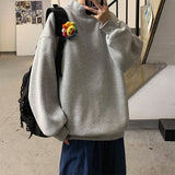 Men Hoodie Sweater Men Winter Hong Kong Style Loose Clothes Autumn and Winter