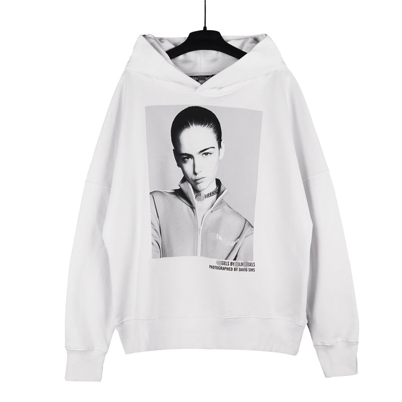 Palm Angle Hoodie Palm Angels Figures Pattern Printed Hoodie Men and Women