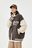Unisex Jacket Autumn Letter Embroidered Baseball Uniform Women's Clothing
