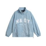 Unisex Jacket Autumn Letter Print Jacket for Girls