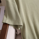 Women's T-Shirt-Color Short-Sleeved T-shirt Women's Ins Top All-Matching T-shirt Spring and Summer