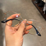 CHH Chrome Hearts Glasses Pure Titanium Ultra Light Retro Versatile Myopia Glasses Frame