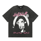 HS T Shirt Creative Cartoon Portrait Printing