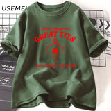 Sorry for Having Great Tits T Shirts Cotton Casual Short