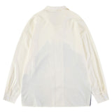 Men Long Sleeved T Shirt Printed Long Sleeve Shirt Men's Ins Loose Casual Portrait