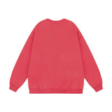 Men Hoodie Crew Neck Sweater Men's Loose and Simple Long Sleeve Pullover