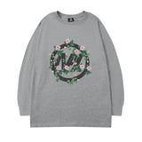 Men Long Sleeve Shirt Letter Long Sleeve T-shirt Men and Women Hip Hop Casual Couple
