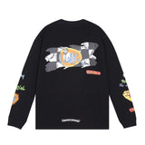 Chh Chrome Heart Long Sleeve Shirt Unisex Fashion Loose Long Sleeve Shirt